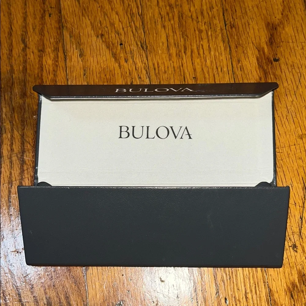 Bulova Set of Two Elegant Black Eyeglass Case